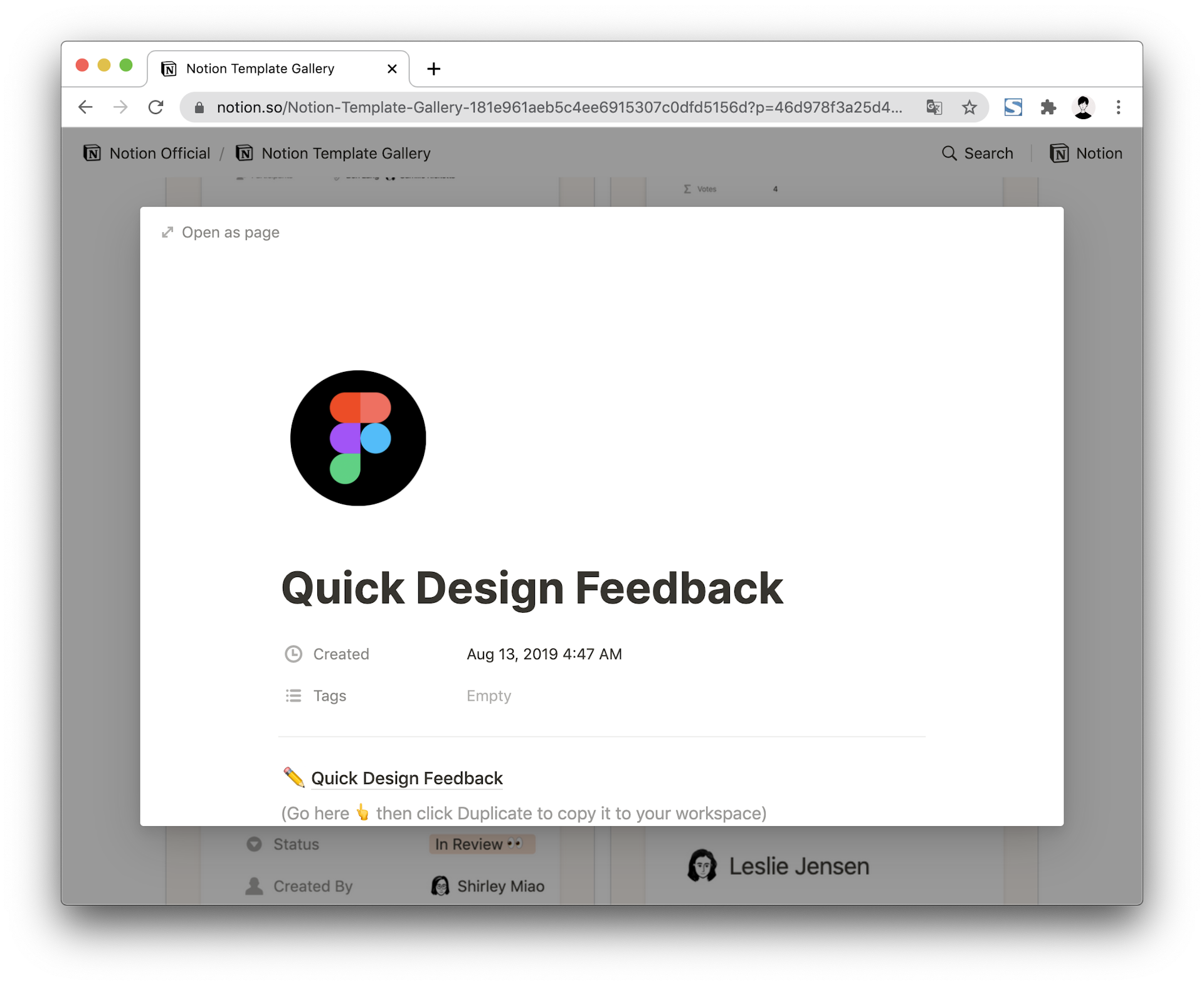 Quick Design Feedback (Figma)